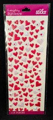 Sticko – Everyday Stickers – Hearts – Raised Stickers – 115 pcs