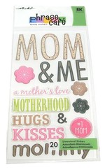 Sticko Phrase Cafe MOM Epoxy Stickers Scrapbook Mother’s Day Greeting Cards