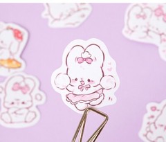 Kawaii Pink Stickers Cute Harajuku Magical Girl Sailor Moon Pastel Bunny Usagi