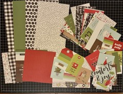 Simple Stories MAKE IT MERRY 6×8 Paper, Frames, Dots, Bits, Brads, Stickers LOT