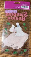 RARE Disney Sleeping Beauty Dancing W/ Prince Dress Flowers Princess 3D Stickers