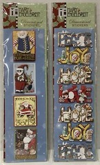 Mary Engelbreit Dimensional Stickers Christmas Peace Joy Love Hope Lot Of 2 Pkg