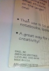 Vtg American Greetings Sticker World Fairytale Activity 2 Sheets. New. Rare.