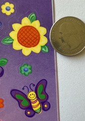 GROOVY GIRL Stickers(19pc) Creative Expressions•Flowers •Sunflowers•Butterflies
