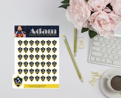 LA Galaxy Soccer Planner Stickers