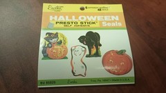 Vintage Halloween Stickers Eureka A Paper Magic Company Presto Stick Book