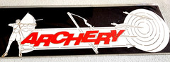 Archery Bow & Arrow Archer Target 3D Laser Cut Die Cut Scrapbook 8.25″