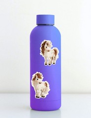 Spotted Pony Die Cut Vinyl Stickers Set Scrapbooking Laptop Water Bottle