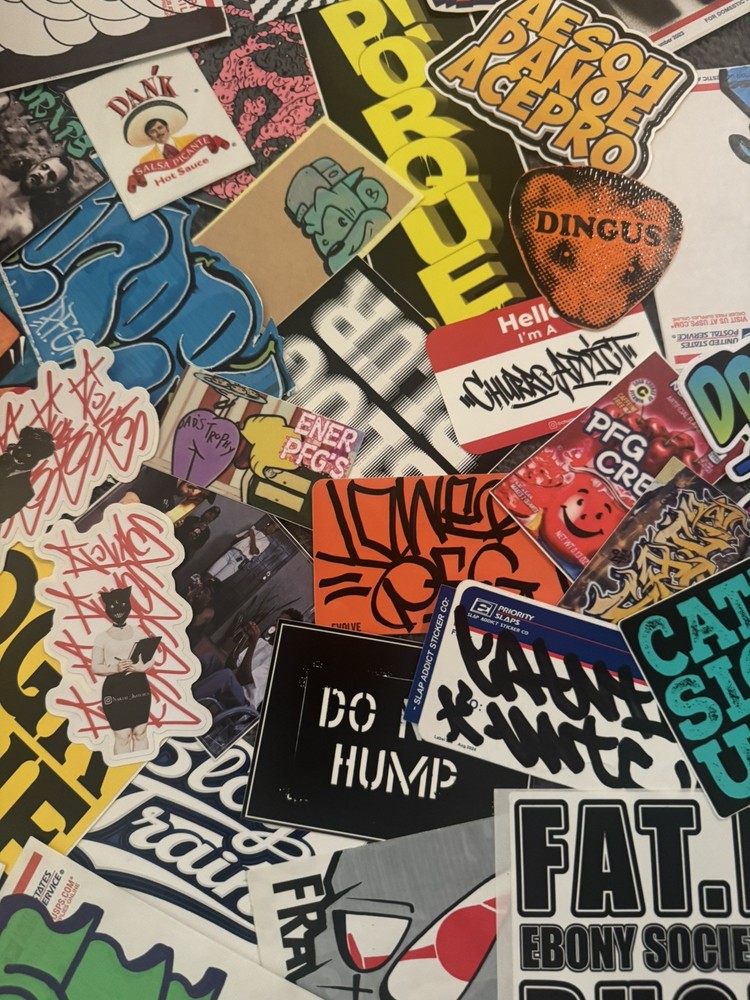 Original Graffiti Street Sticker Slap Pack Hand Drawn & Printed Hip-Hop Skate OG