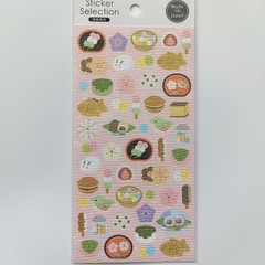 Sticker Sheet set Japanese Culture and Food Made in Japan
