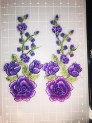 3D Lace Flower Patch Sew-On Applique Rose Flower Patches for Wedding Dress Cloth