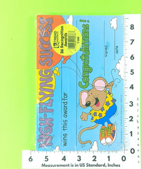 Vintage 80’s Trend High Flying Success Mouse Recognition Award Pack Of 36
