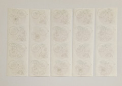 Mrs. Grossman’s Stickers Lot of 5 Strips ~Red Apple~Vintage 1986 RARE HTF