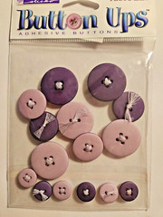 Large Lot of «Button Ups» Photo safe Adhesive Buttons by Stickopotamus 11 pkgs