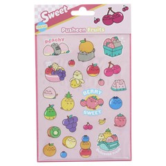 Blue Printed Collectionss Pusheen Fruit Stickers -25 Scented Leaf