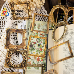 100 Pcs Vintage Frame Stickers Metallic – Scrapbooking &