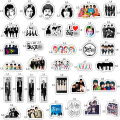 35 Pcs the Beatle Stickers for Adults, the Beatle Gifts, the Beatle Memorabilia