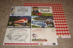 Carta Bella 12×12 Double Sided Scrapbook Paper Lot B ~ All Aboard…Trains