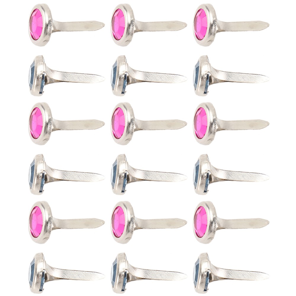100 Pcs Round Paper Fasteners Pastel Brads Paper Crafts Brads