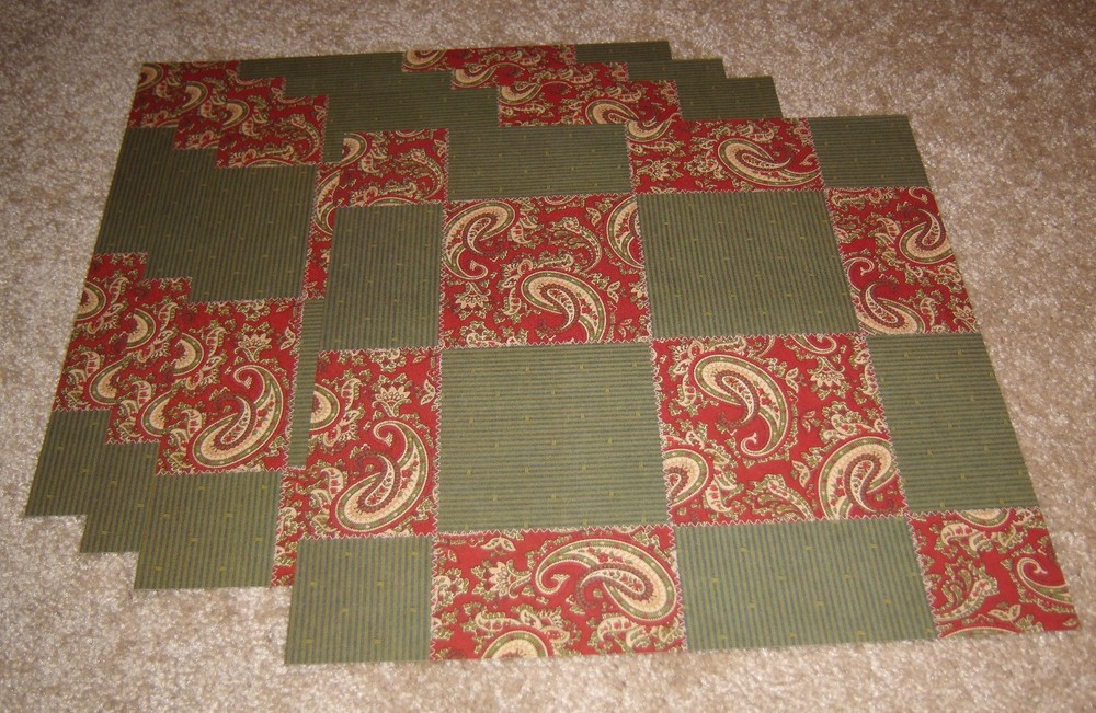 Daisy D’s Vintage Scrapbook Paper(4)….Traditions Patchwork