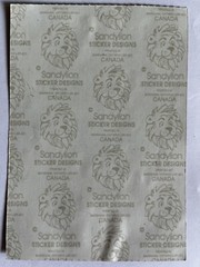 Vintage Sandylion Sangamon For Kids Only Clown Stickers New