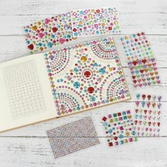 3521 Pieces Self Adhesive Jewels for Crafts, Stick on Gems Stickers, Flat Bac…