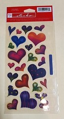 Pretty Valentines Day Stickers Brand New in Package Unopened sticko vellum happy