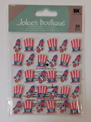 Jolee’s July 4th Patriotic Hats & Fireworks Repeats Scrapbooking Stickers