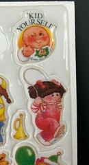 Vintage 1983 Diamond Toy Makers Cabbage Patch Puffy Stickers 1980s Doll Bald Toy