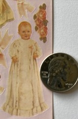 PINK BABY Stickers(10pc)Frances Meyer•Babies•Kids•Christening •Bows•Flowers•Face