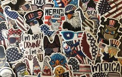 10 Fun Patriotic ‘Merica stickers, patriotic decal, vinyl decal, america, usa