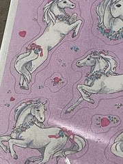 Vintage Hallmark Beautiful Horses Pony Stickers 4 Sheets NIP NOS