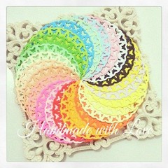 2.75 inches Butterfly Paper Doilies. 1 pack of 24 colors.