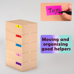 Colored Label Sticker in 12 Colors,3 X 1 Inch Rectangle Color- Coding Labels,Sel