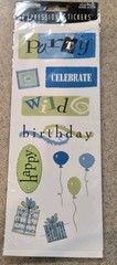 HAPPY BIRTHDAY THEMED STICKER LOT 22 UNOPENED PACKAGES!