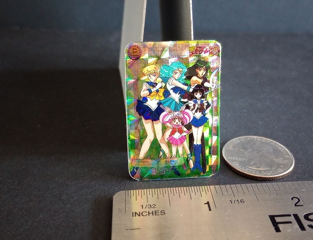 Vintage Stickers MINI Sailor Moon Prism Vending Machine Sticker VTG RARE