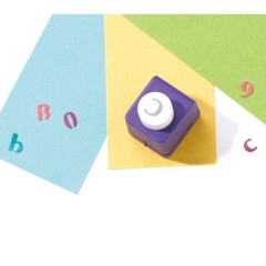 Carla Craft Mini Craft Punch Alphabet uppercase letter lowercase letters set