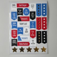 Pen+Gear Planner Stickers Set 4 Packs Journal Scrapbook Budget Checklist New