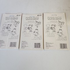 3 Pkgs. 1997 Nickelodeon RUGRATS Stickers 12 Sheets American Greetings NIP