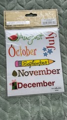 2007 Vintage Stickabilities Sticker Lot for Scrapbooking Handyman And Months