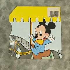 Disney Baby Mickey’s Word Book Golden Super Shape 1987 Die-Cut Vintage Used