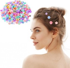 300PCS Flower Resin Charms Mini Cabochons Flatback Beads Mixed…