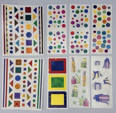 Vintage 1990s Creative Memories Stickers – 17 Sheets – Birthday Confetti Present