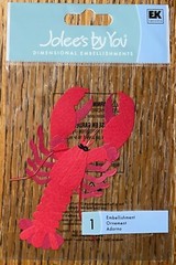 RARE Jolees LOBSTER Red Live marine crustacean Ocean Sea Fishing Maine Boston