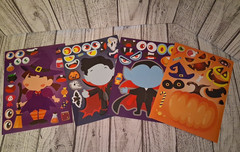 48 Sheet Halloween Stickers Make a Face Sticker for Kids Make Your Own Stickers