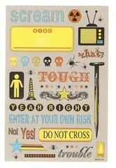 American Greeting Sticker COOL SAYINGS Sheet SD20 B