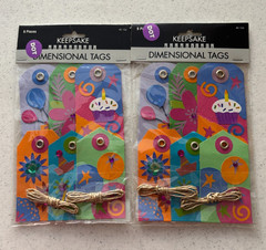 Keepsake Essentials Summer 3D Die Cuts Scrapbook Embellishments NEW Lot of 2