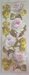 ANNA GRIFFIN 3D FLOWER STICKERS Embellishments LOT 8 Sheets/60 Pcs NIP (PA46)