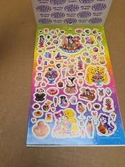 COMPLETE 2013 Lisa Frank Sticker Book 5 Sheets 5.75in x 9.5in