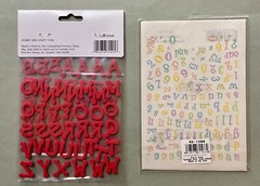 Lot of 26 Sheets Alphabet Stickers Sticko, MAMBI, NRN, K & Company New!